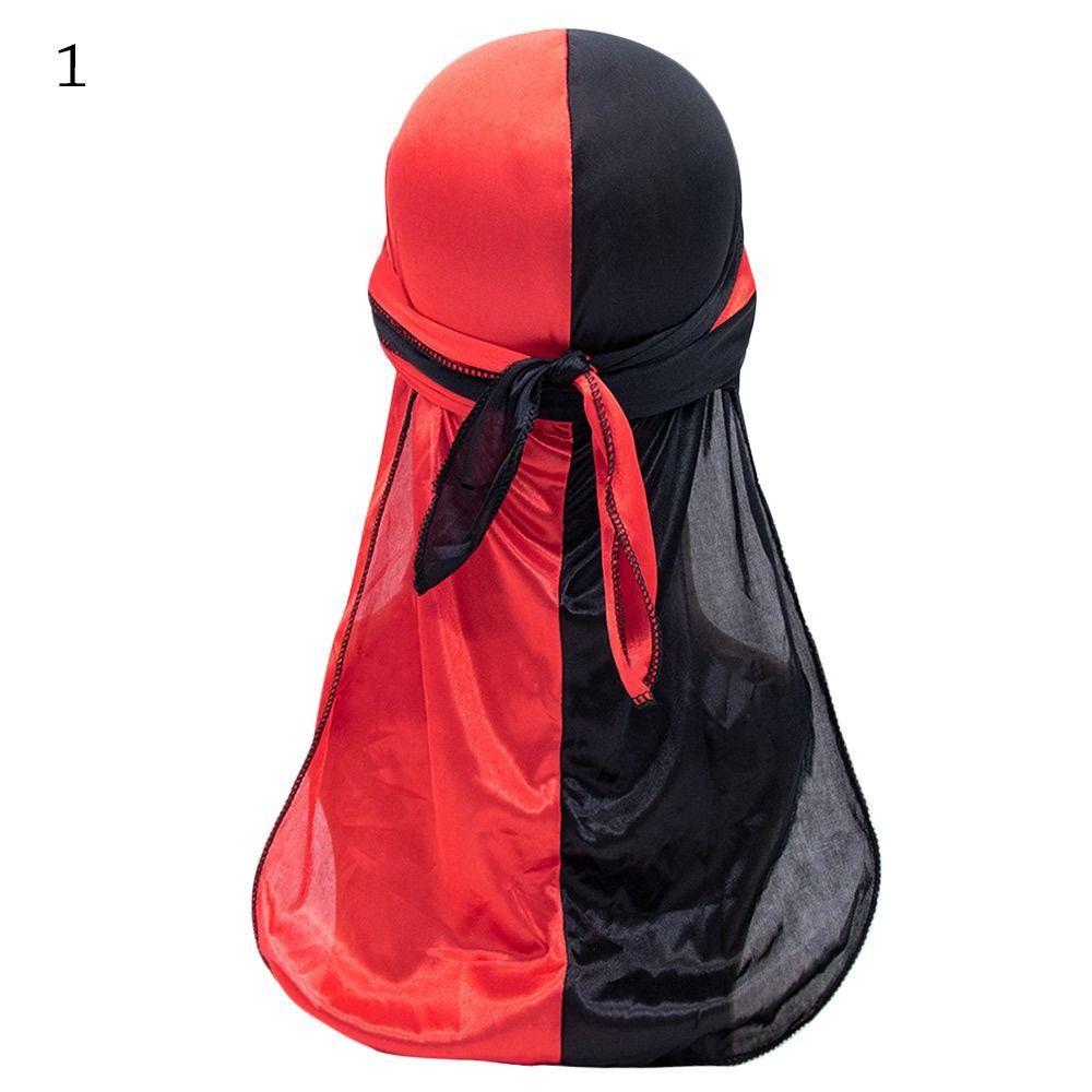 Эластичная бандана тонкая пиратская шляпа регулируемая шелковая дураг для мужчин и женщин