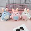 Cute Little Rabbit Plush Small Doll 16CM Bunny Pendant Hanging Machine Stuffed Animal Color Optional