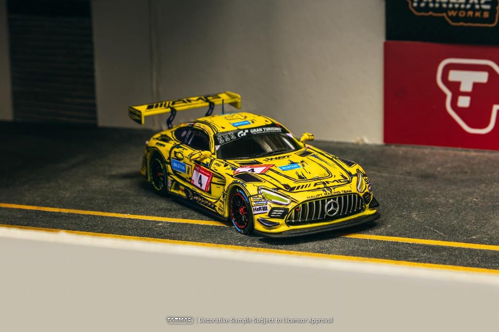TARMACWORKS GT3 Нюрбургринг 24 часа 2023 Stolz Готовое изделие 1/64 Mercedes-AMG P. Эллис/Р. Марчелло/Э. Мортара/Л. T64-062-23NUR04