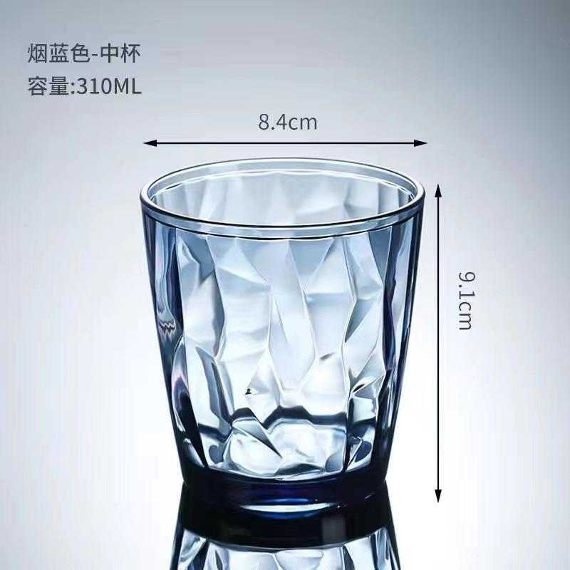 Plastic Wine Glasses Unbreakable Acrylic Drinking Glass Reusable Beer Cup Buffet Cups Juice Glasses for Home Wedding Party