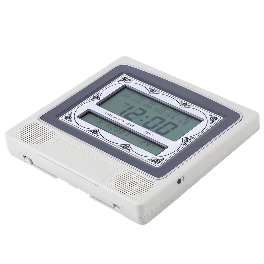 1pc Muslim Islamic Prayer Praying Azan Athan Alarm Wall Table Clock with Pen