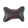Premium Leather Car Headrest Neck Support Pillow For Four Seasons Comfort
