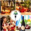 Christmas Red Wine Bottle Stopper Classic Christmas Element Crafts For Home Holiday Party Red  Wine Bottle Decoration
