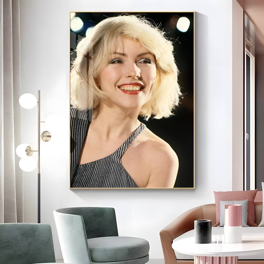 1 шт. Панк-рок группа B-Blondie Плакат Наклейка Печать Водонепроницаемое Настенное Искусство Для Гостиной Спальни Домашний Декор