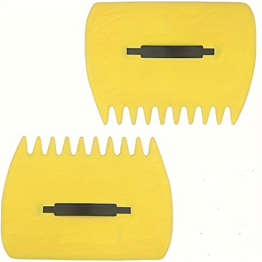 1-Set Large Green Garden & Yard Leaf Scoops - Durable Plastic Hand Rakes with Zippered Bag for Efficient Leaf Collection, Perfec