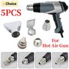 5/10PCS Hot Air Gun Nozzle Kits Heat Gun Nozzle Attachments Gas Soldering Iron Stainless Steel Hot Air Stations Gun Nozzles
