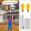 Gutter Cleaning Tool with Brush Head Long Gutter Cleaning Tool from The Ground Gutter Cleaner Easily Clear Roof Leaves