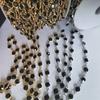 Shiny Necklace Chain Crystal Beads Beaded Making 1Meter Crystal Beads Chains