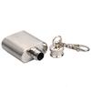 1 Oz Hip Flask Portable Good Sealing Sturdy Anti-rust with Keychains Travel Bottle Wine Flask Daily Use