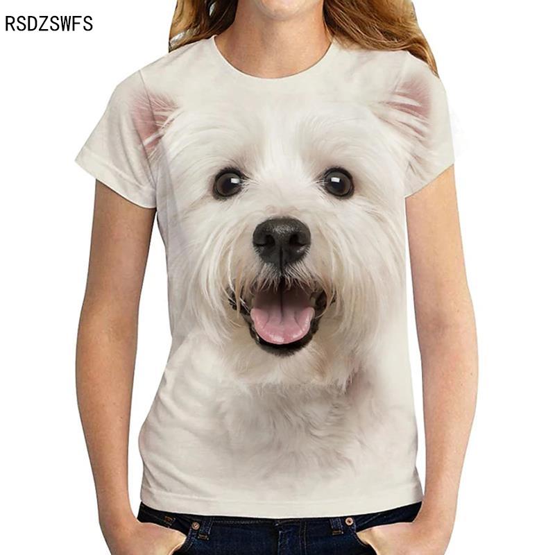 Женский топ Йоркширский терьер с 3D принтом собаки, повседневная летняя рубашка с короткими рукавами для мужчин и женщин, модная повседневная футболка с круглым вырезом