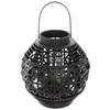 Mexico Atmosphera Rattan Lantern - Black