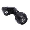 YUANYE Frame Slider Fairing Guard for Kawasaki Ninja400 Ninja250 Motorcycle Body Aluminum Alloy Fall Prevention Adhesive (Black)