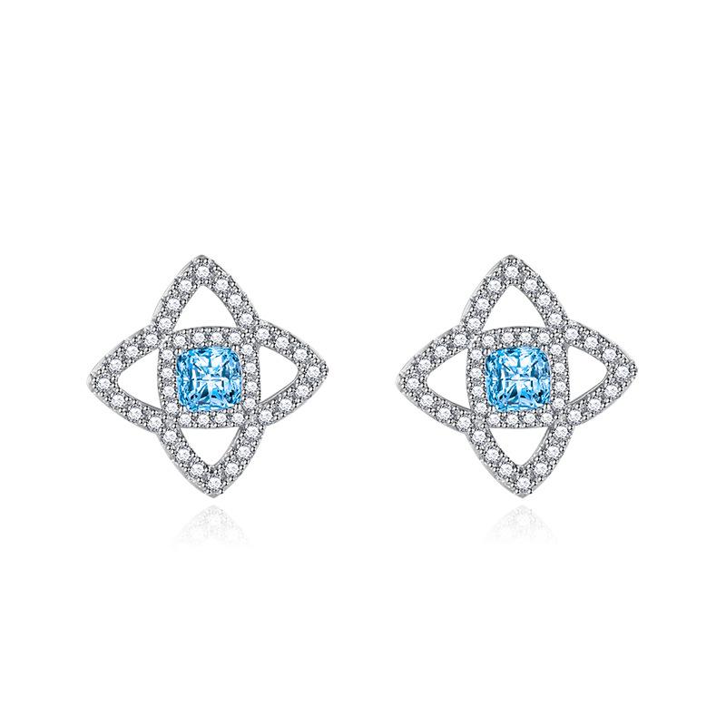 Lindon Copper Alloy Zircon Earrings Drop Earrings For Women Wedding Party Gifts