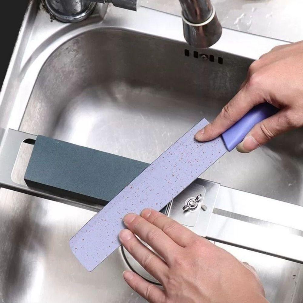 Anti Slip Sink Bridge Sharpening Stone Holder Adjustable Whetstone Base Restaurant