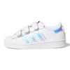 Оригинальные Superstar Cf Удобные Низкие Кеды для Скейтбординга Белый Лазер Детские Кроссовки AQ6279