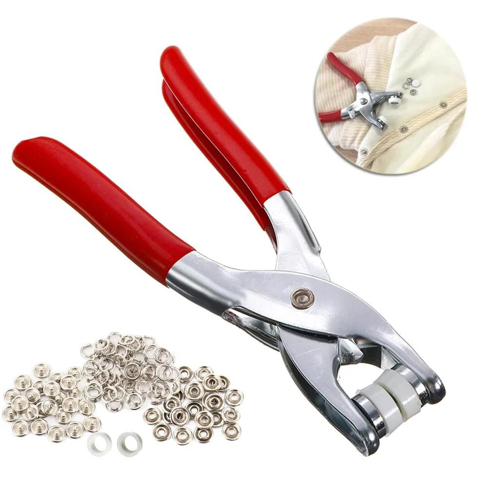 1 комплект 4 мм дырокол для прокалывания люверсов плоскогубцы для кожи фиксатор пряжки швейный инструмент ремешок для часов аксессуары для кожевенного ремесла