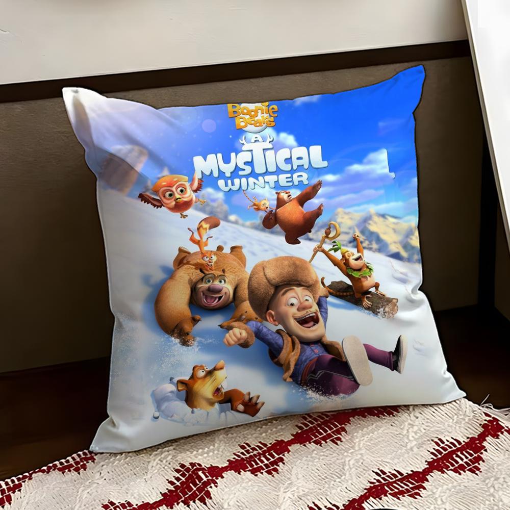 BBoonie BBears Наволочка-подушка с эффектом cushion Реверсивная Мягкая Прочная Наволочка для подушки Дом Автомобиль Многоцелевое использование для ежедневного комфорта