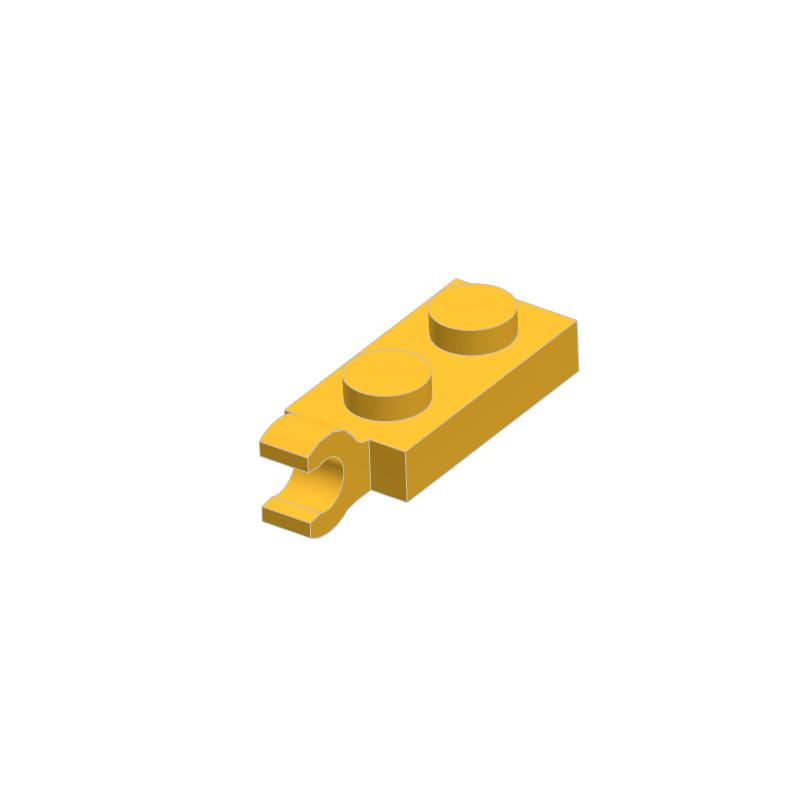 10 ШТ 63868 42923 Пластина Специальная 1x2 с Ручками Тонкий Блок Moc Цветные Аксессуары Совместимо с Кирпичом Сделай Сам Детская Игрушка
