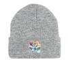 Swan Couple Warm Knitted Hat Beanie, Heart Skull Cap Lightweight Candy Color Headwear Gorro Knit Cap Beanie