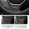 For BMW F10 F07 F01 F02 Series 7 5 GT Made of Alcantara Car Interior Tuning Steering Wheel Panel Stickers Trims Accessories