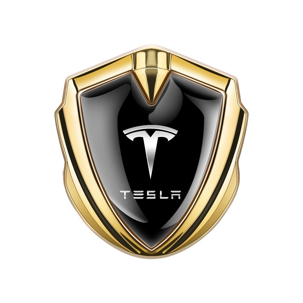 XTL2  1PCS 3D Metal Shield Emblem Car Side Fender Body Trunk Badge Sticker For Tesla Model 3 ModelS Model X Model Y Invader WYE Bonina