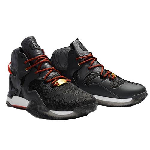 Adidas D Rose 7 Ross 7 Slip Resistant Lightweight Non slip Lightweight High top Basketball Shoes Men's Black (Unisex) Basketball Shoes