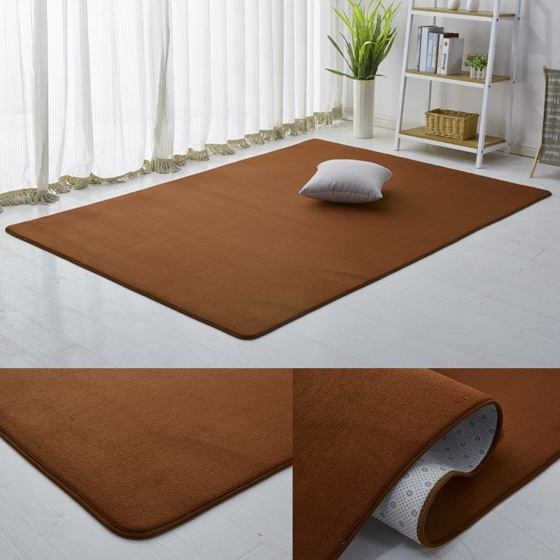 Серый ковер из кораллового велюра для гостиной, коврик для зоны дивана, детский ковер для спальни, прикроватный коврик, короткий плюш, детский ковер для детской, толстый