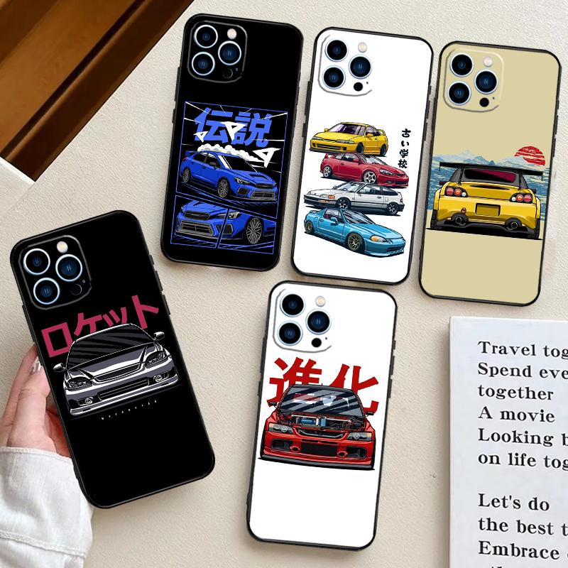 Чехол для телефона JDM Drift со спортивным автомобилем для Samsung Galaxy S25 S24 S23 S22 S21 S20 Ultra S9 S10 Plus S25 FE Задняя крышка