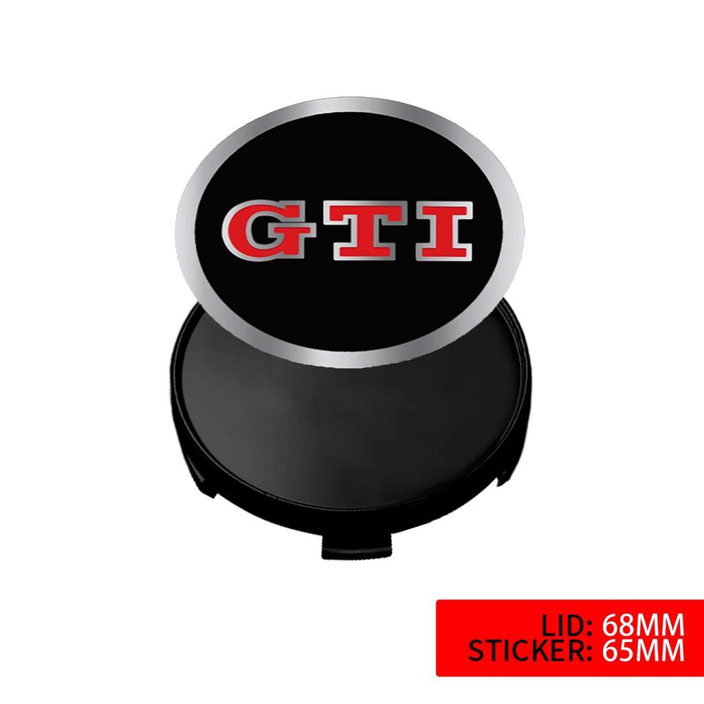 IMNOV1 VW GTI GOLF 2026 Hot For VW VOLKSWAGEN 4PCS 60MM/ 63MM/68 MM Car Wheel Center Hub Caps Tire Rim Covers Auto Accessories For Volk