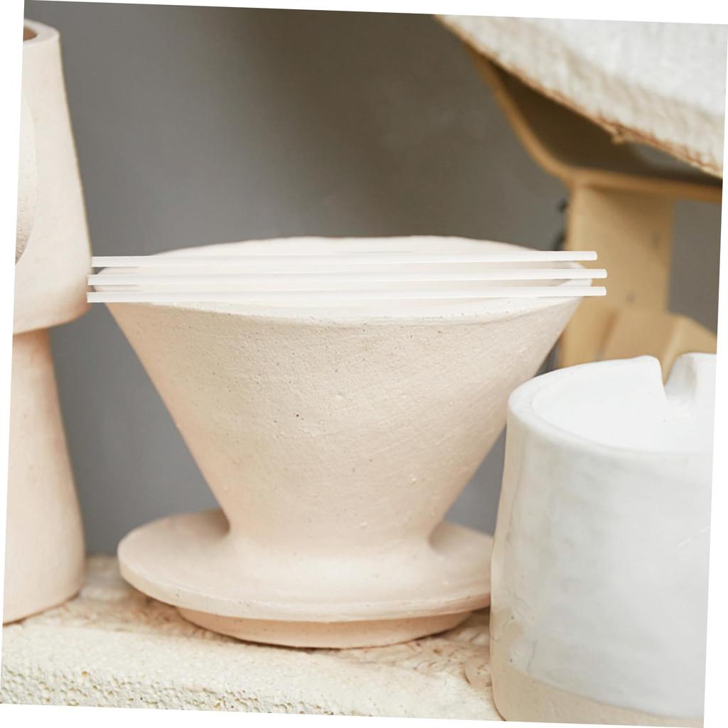 SEWACC Slicing Alumina Pottery Firing Hanging Pottery Firing DIY Pottery Jewelry Clay Firing 10 Pieces Rods, Rods, Tools, Bolts, Tools, Accessories,