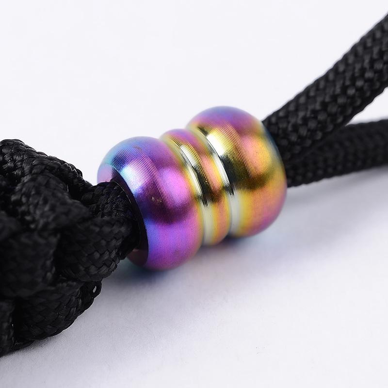 Титановый сплав TC4 EDC темляк для ножа: Аксессуар из паракорда с подвеской, 4 стиля