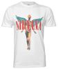 Футболка Nirvana In Utero Ангельский логотип альбома Курт Кобейн Белая