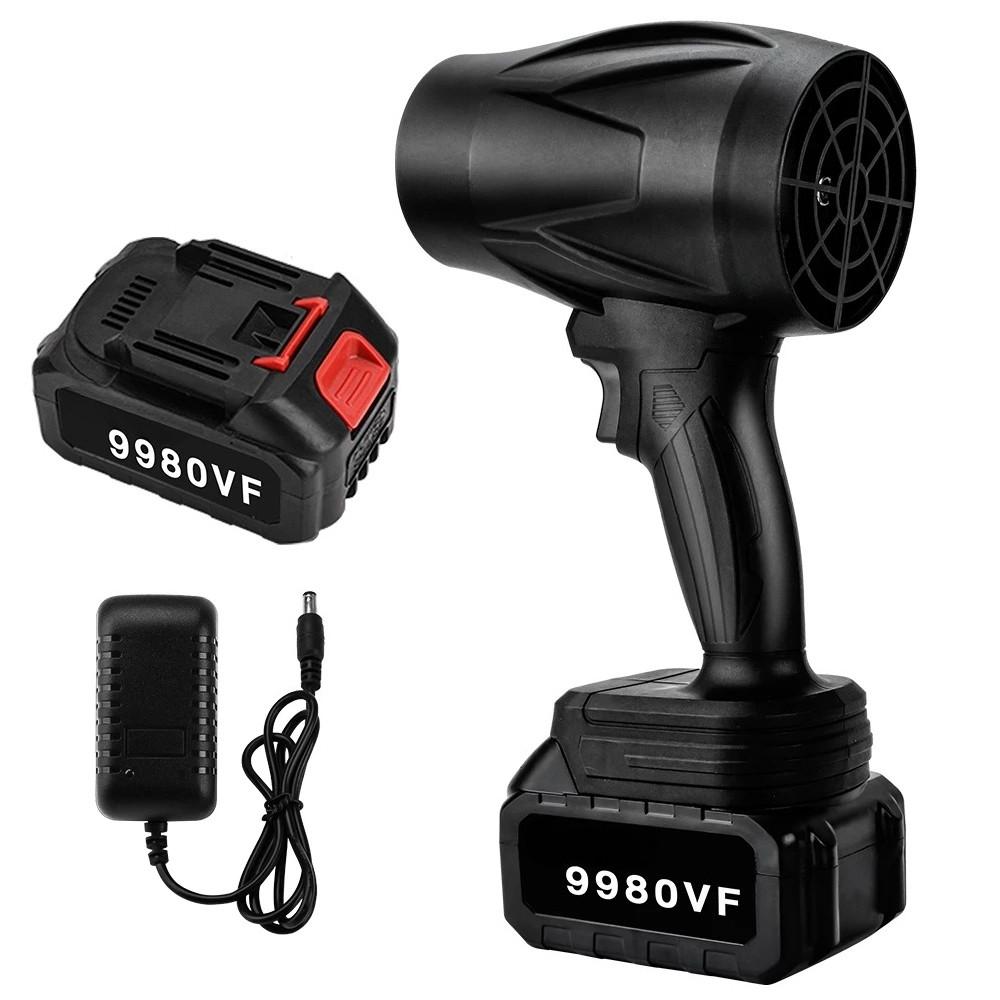 Ручной Автомобильный Фен для Волос Высокоскоростной Турбо Вентилятор Беспроводной Портативный Мощный Вентилятор Промышленный Пылесос Электроинструмент