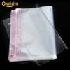 100шт прозрачные самоклеящиеся герметичные пластиковые пакеты