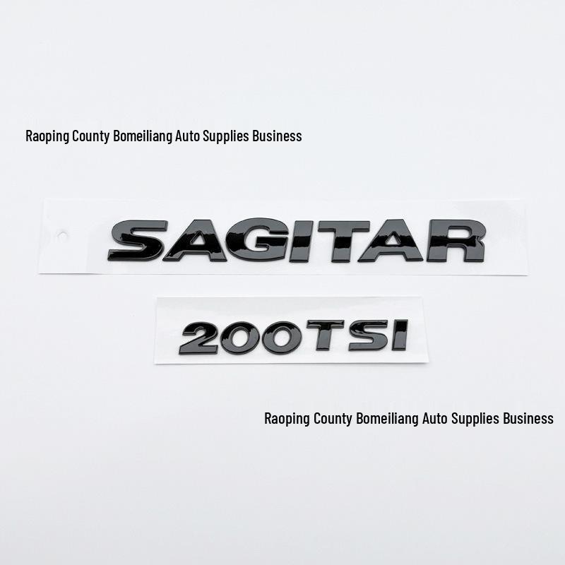 Volkswagen Sagitar 08-22 Черный 280TSI Набор задней эмблемы и наклейки с буквами