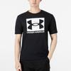 Under Armour Мужская тренировочная футболка с коротким рукавом с большим логотипом, черные 1361673-001