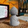Sandstone Buddha Tea Pet Mini Little Monk Figurine Aquarium Buddha Statues  Desktop