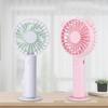 USB Mini Fan Handheld Personal Fan Rechargeable Battery Operated Cooling Fan Portable 3-Speed Macaro
