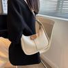 Temperament Simple Large Capacity Underarm Pack Popular Pu Leather All Matched Female Commuting Single Shoulder Bags