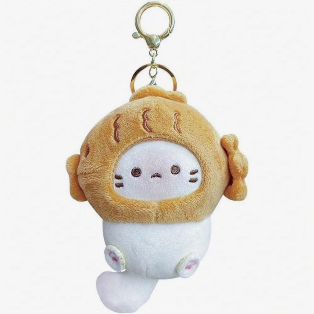 Japanese Style Snapper Keychain Plush Schoolbag Pendant Exquisite Snapper Head Keychain