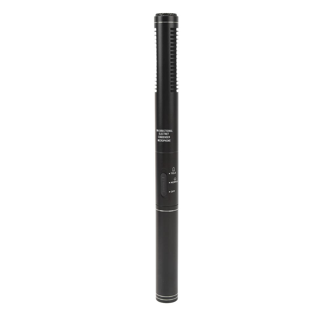 XLR Shotgun Condenser Microphone Professional Cardioid Mini Shotgun Condenser Mic Television News Reporter Interview Microphone