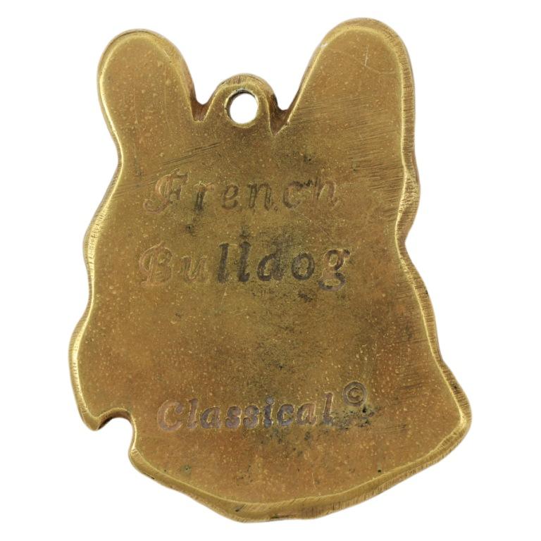 French Bulldog, Frenchie I - necklace with a dog in a gift box, gold-plated pendant for a dog lover, striking jewelry by Art-Dog