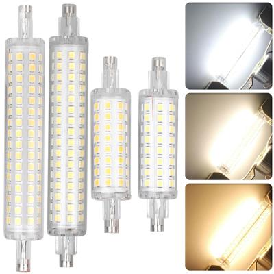 Светодиодная лампа R7S 78мм 118мм Прожекторная 2835 SMD Замена 60Вт 120Вт Галогенная 220В Лампа для Сада Улицы