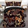 Chinese Dragon Bedding Set Duvet Cover Set Double Twin Full Size Teens Adults Bedclothes Soft Polyester Bed Linen For Baby