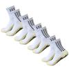 4 Pair Men's Soccer Socks Anti Slip Non Slip Grip Pads for Football Basketball Sports Grip Socks