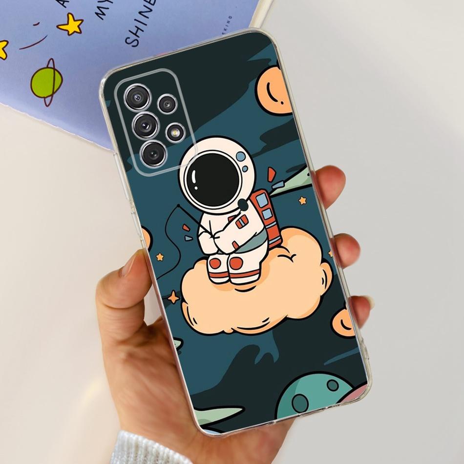 Чехол для Samsung Galaxy A52 Чехол Samsung A52s 5G Элегантная Печать Мягкий Силикон ТПУ Задняя Крышка Телефона Для Samsung A52 4G 5G A 52 52s