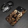Чехол для мобильного телефона "Счастливый кот" подходит для Apple 16 Guochao iphone16promax позолоченный 16 богатый 15 нишевые коты