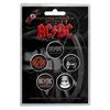 For Those About To Rock Badge Set (Pack of 5)