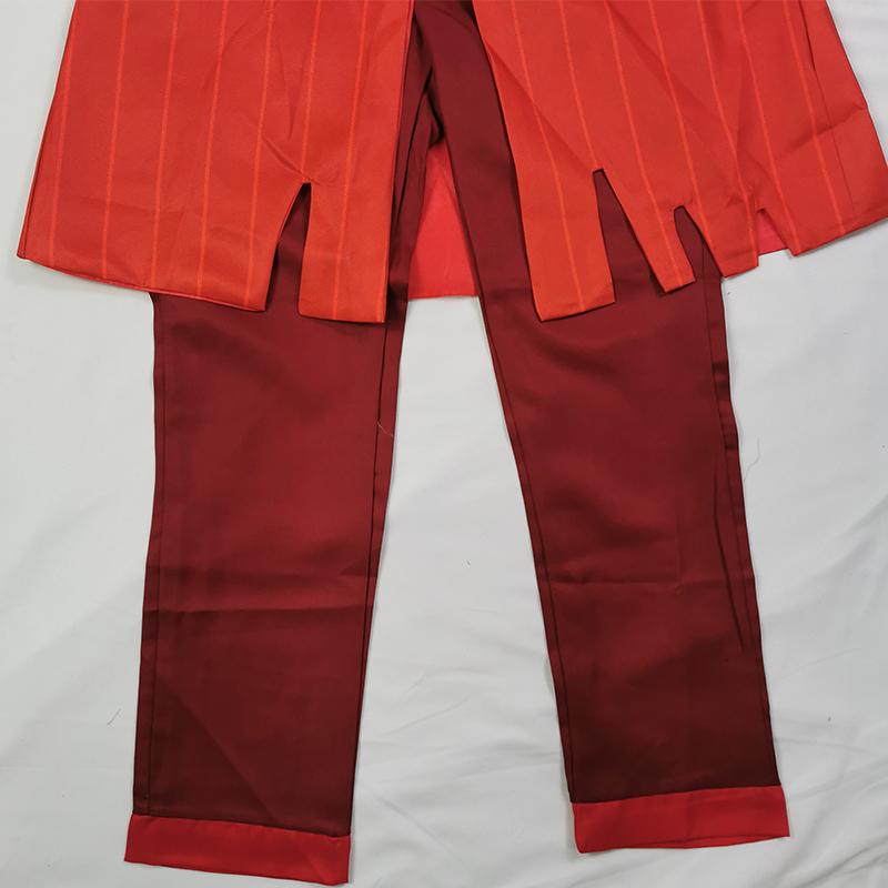 Alastor Cosplay Costume Hazbin Uniform with Tie Gloves Radio Demon Halloween Costume Anime Hazbin Alastor Outfits