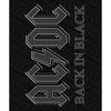 AC/DC Back In Black Sherpa Fleece Blanket